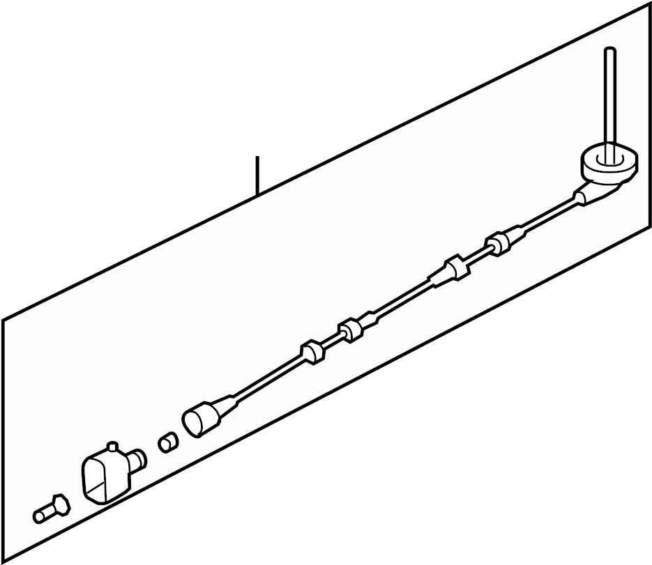 View 3C0927904AE ABS Wheel Speed Sensor Wiring Harness Full-Sized Product Image