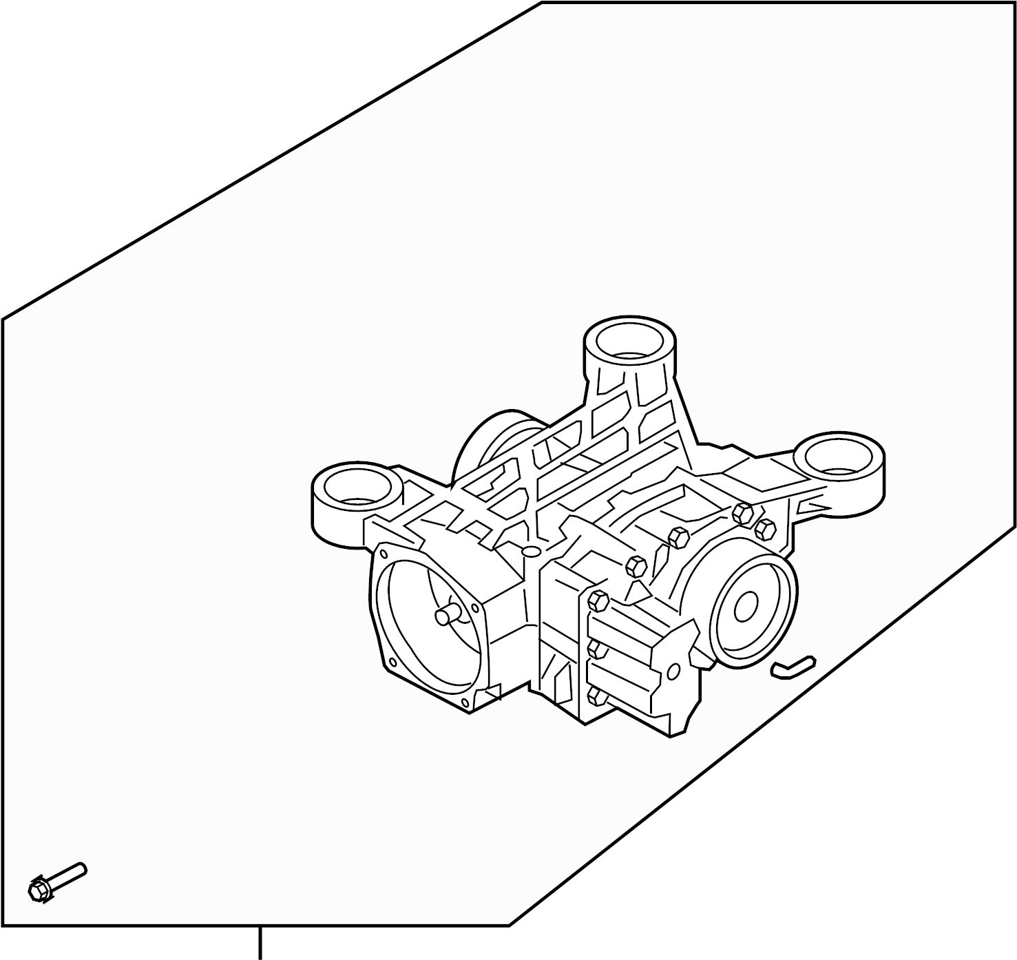 View 0BS525010G CARRIER. DIFFERENTIAL ASSEMBLY. Drive Axle Assembly. FINALDRIVE.  Full-Sized Product Image