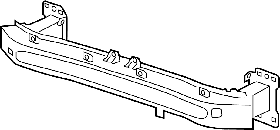 View 561807109B Bumper Impact Bar Full-Sized Product Image