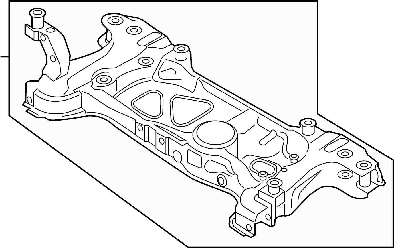 View 5C0199313S Engine Cradle Full-Sized Product Image