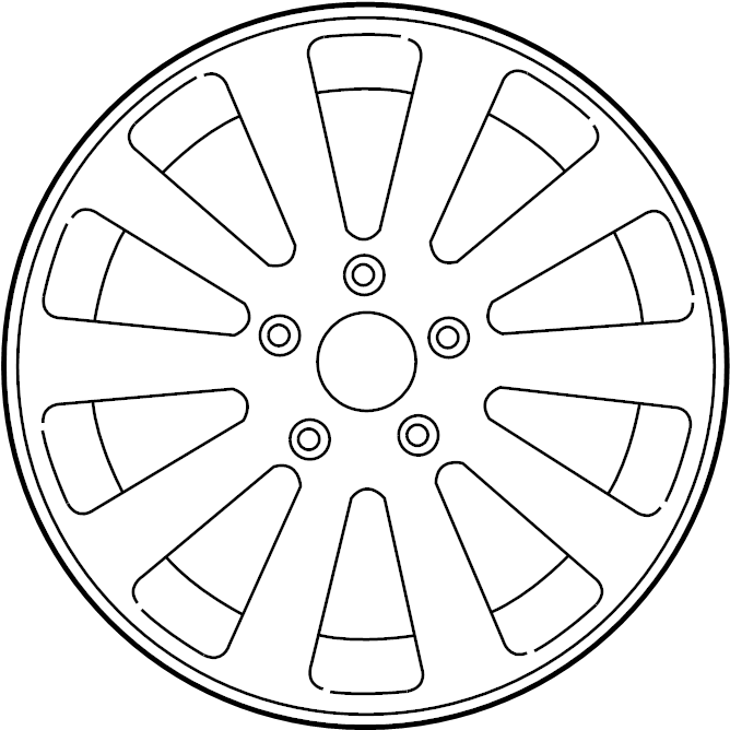 View 561601025L8Z8 Wheel Full-Sized Product Image