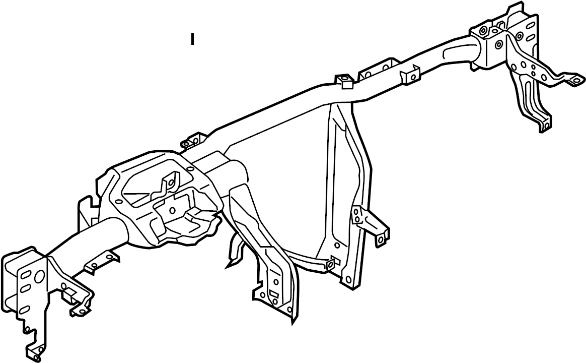 View 561857017C Instrument Panel Crossmember Full-Sized Product Image