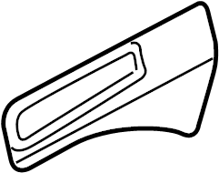 View 5C6882252B92W Seat Back Recliner Adjustment Handle Full-Sized Product Image