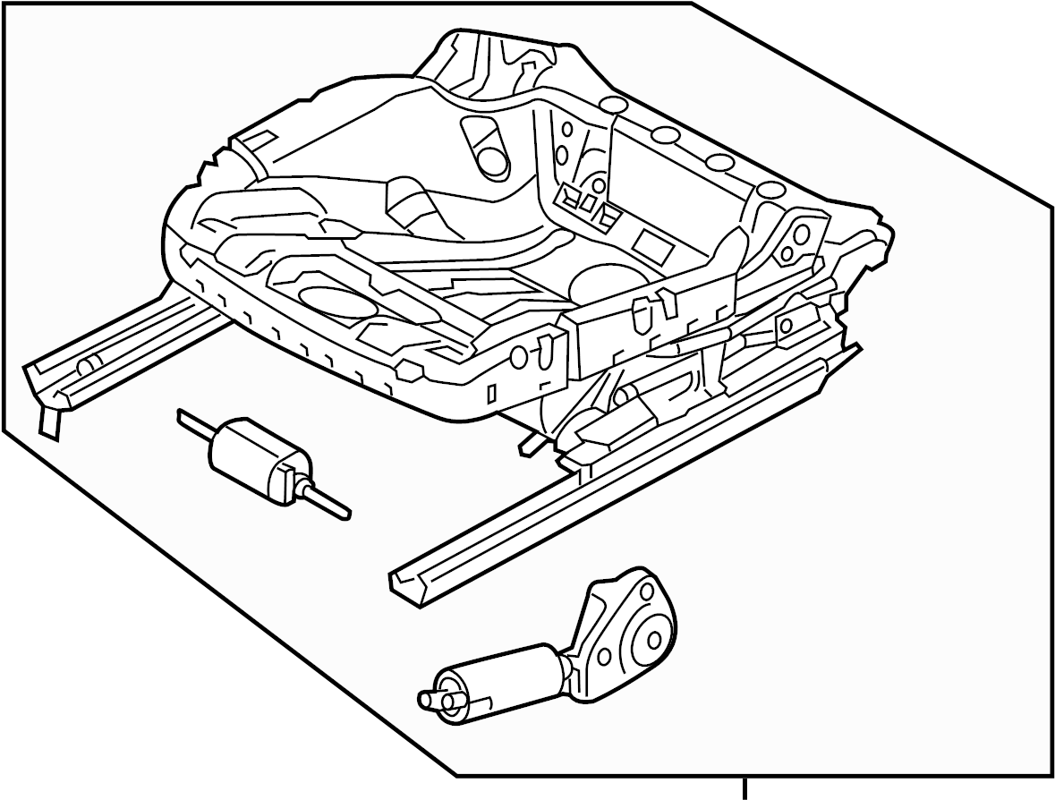 View 561881105D Seat Frame (Lower) Full-Sized Product Image