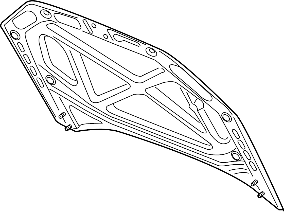 View 561823031G Hood Panel Full-Sized Product Image