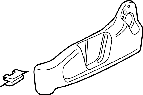 View 561881326A82V Seat Frame Trim Panel (Front) Full-Sized Product Image