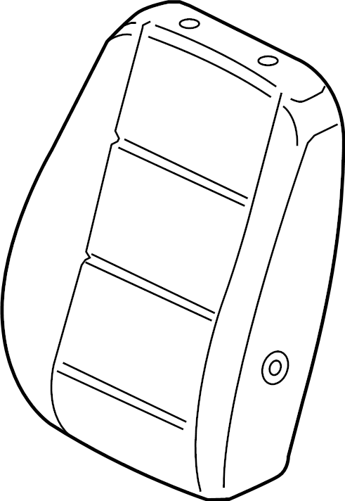 View 561881805BNTJB Seat Back Cushion Cover (Lower) Full-Sized Product Image