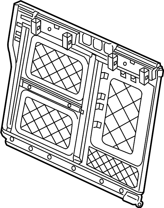 View 561885504B Seat Back Frame Full-Sized Product Image