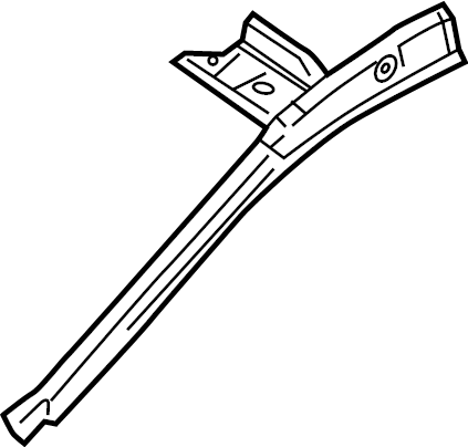 View 561810412A Roof Side Rail Reinforcement (Front) Full-Sized Product Image