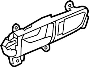 View 561837020DADQ Interior Door Handle Full-Sized Product Image