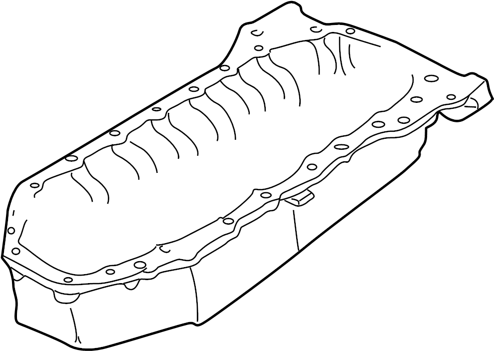 View 074103601B Engine Oil Pan Full-Sized Product Image