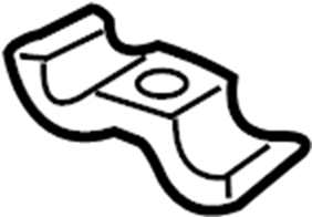 View 701422908 Power Steering Return Hose Clip Full-Sized Product Image