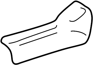 View 7058684332DQ Interior Quarter Panel Trim Panel Insert Full-Sized Product Image