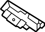 View 3CM807050 Bumper Cover Bracket (Front) Full-Sized Product Image