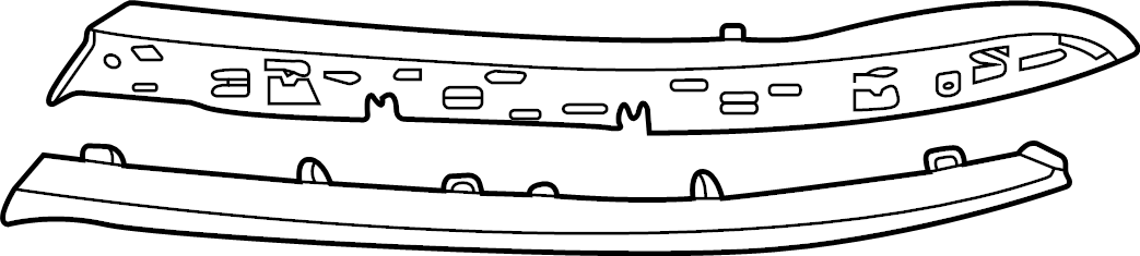 View 3CN941119B Trim. Headlight. (Lower) Full-Sized Product Image
