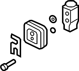 View 3QF898967 A/C Expansion Valve Full-Sized Product Image