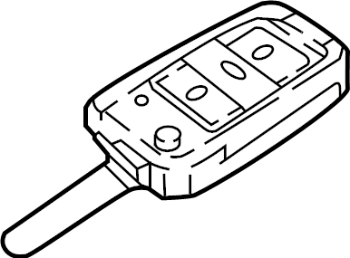 View 5H0959753BKAUD Keyless Entry Transmitter Full-Sized Product Image