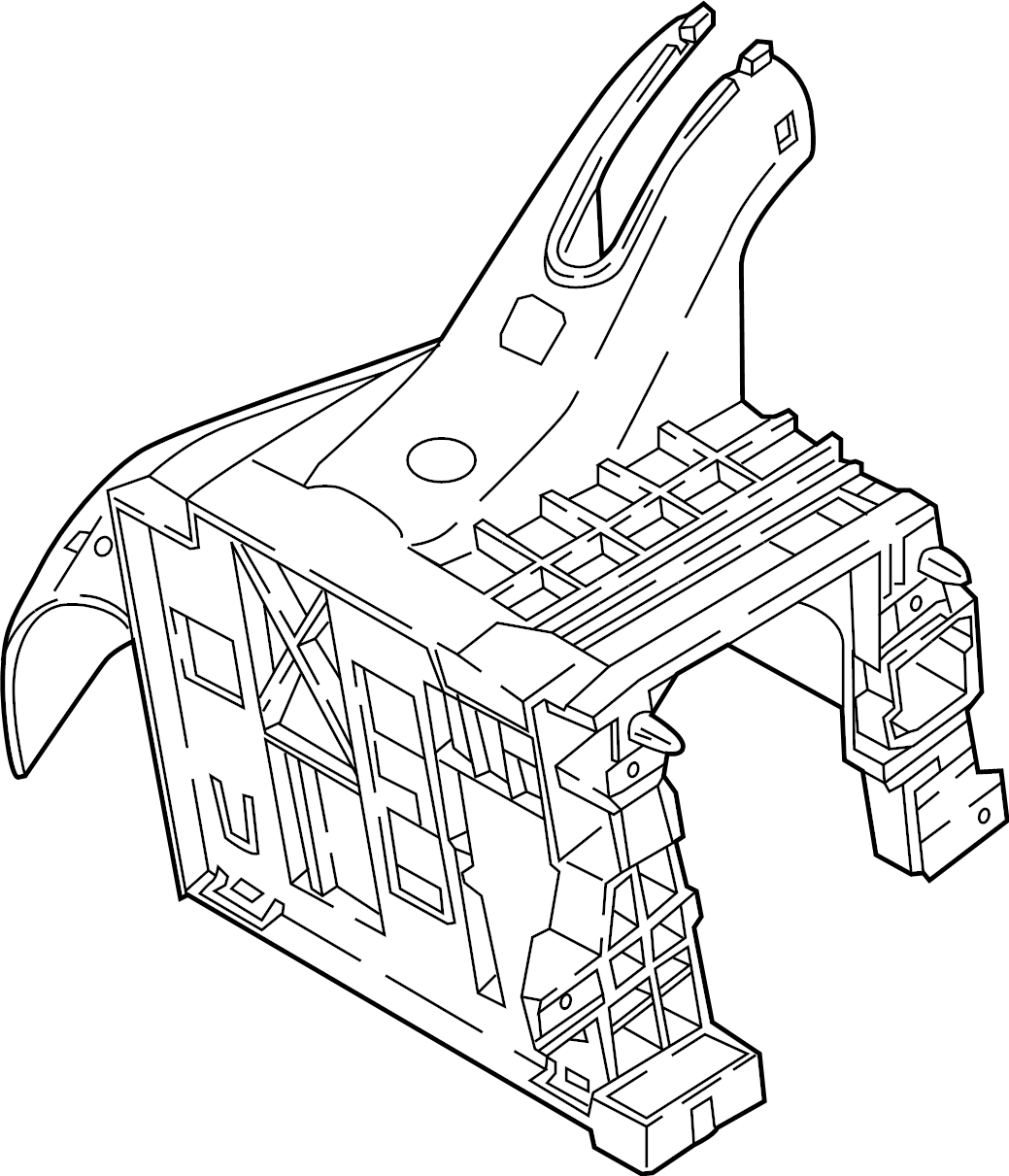 View 517941395C Bracket. Relay. Fuse.  Full-Sized Product Image