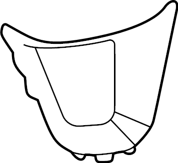 View 2GM419659041 Steering Wheel Trim (Front, Lower) Full-Sized Product Image