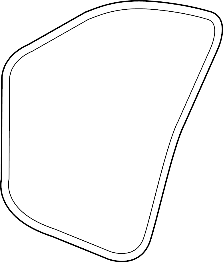 View 3CM867912A9B9 Door Seal (Front, Lower) Full-Sized Product Image