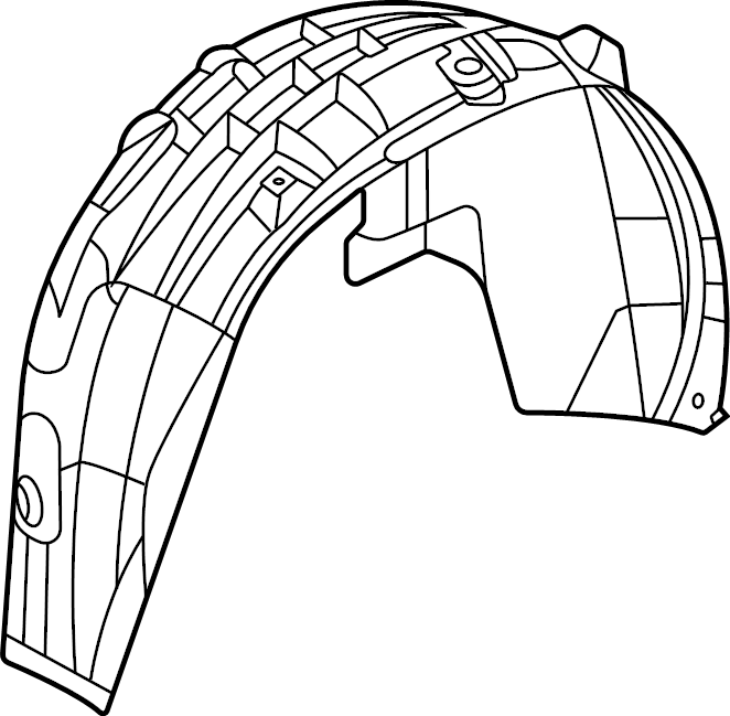 View 3CM810971A Quarter Panel Splash Shield Full-Sized Product Image