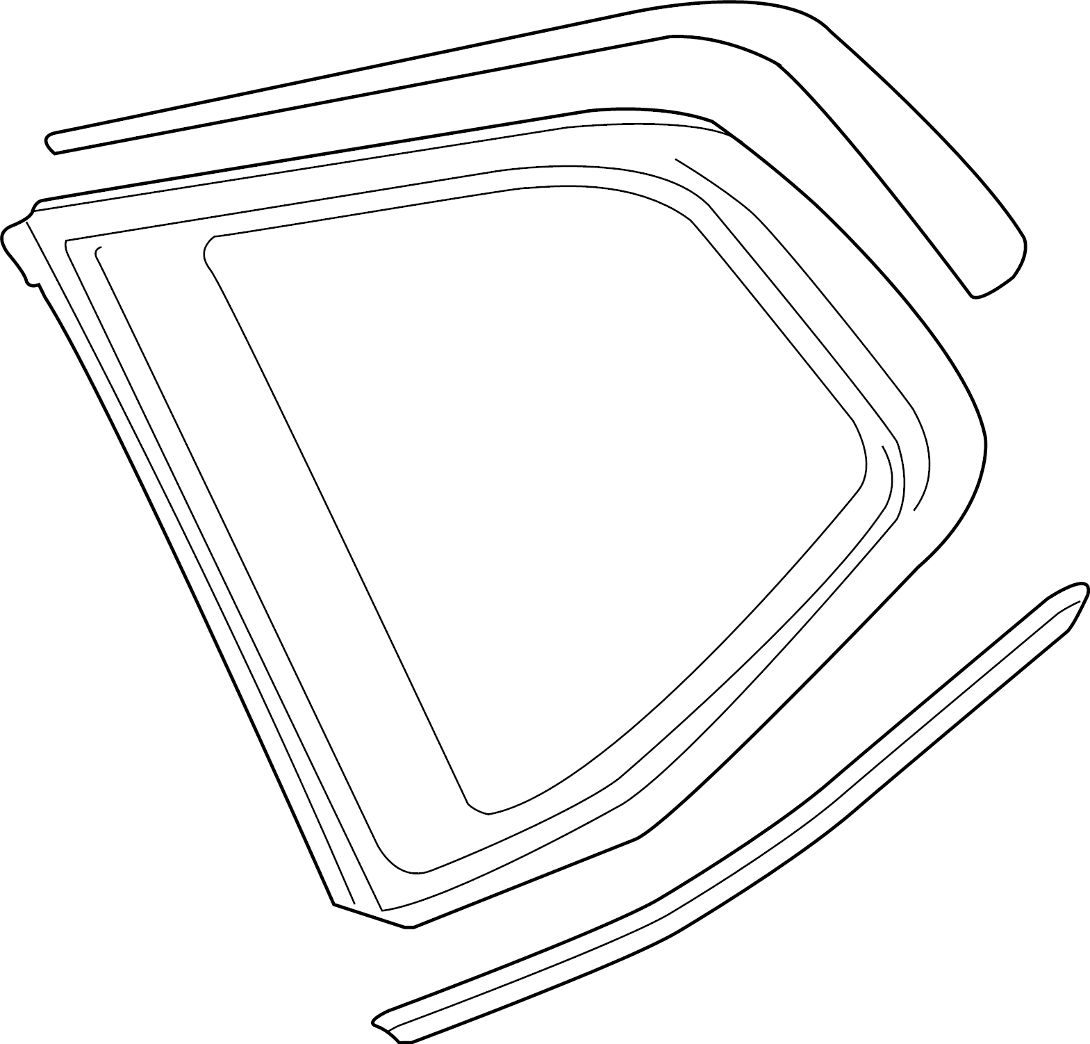 View 3CM845041ANVB Quarter Glass Full-Sized Product Image