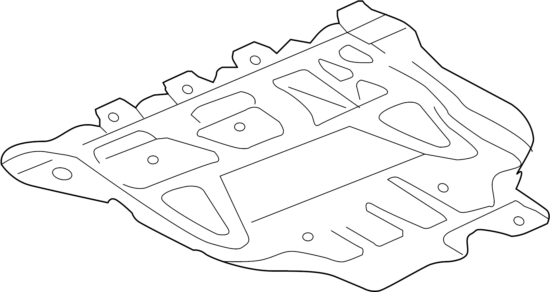 View 3Q0825902B Splash shield. UNDERRUN.  Full-Sized Product Image