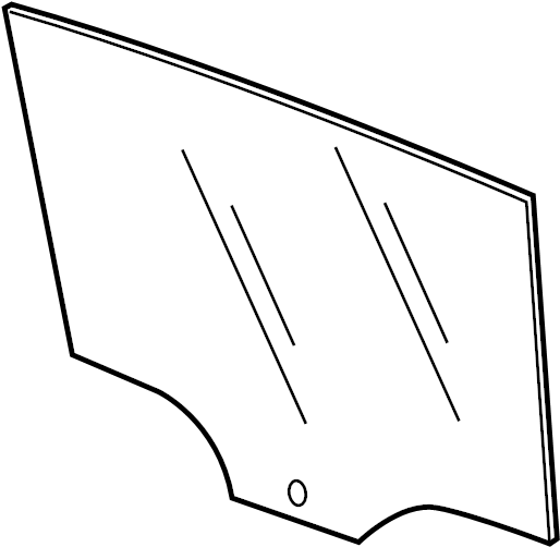 View 5GM845025 Door Glass Full-Sized Product Image