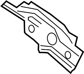 View 5G9809486 Quarter Panel Reinforcement (Upper) Full-Sized Product Image