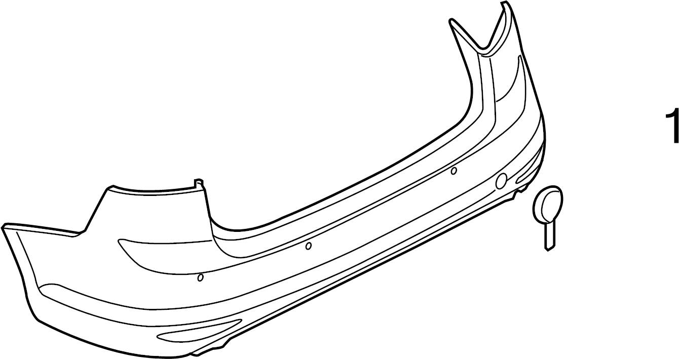 View 5GM807441FGRU Tow Eye Cap (Lower) Full-Sized Product Image