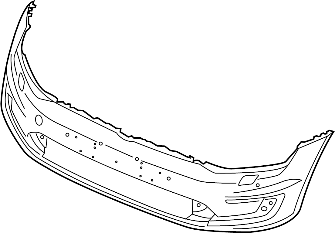 View 5GE807217DFGRU Bumper Cover Full-Sized Product Image