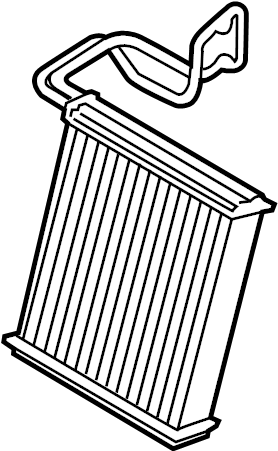 View 5QE898037 HVAC Heater Core Full-Sized Product Image
