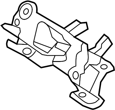 View 5GE907372B Drive Motor Battery Pack Charging Port Assembly Bracket Full-Sized Product Image