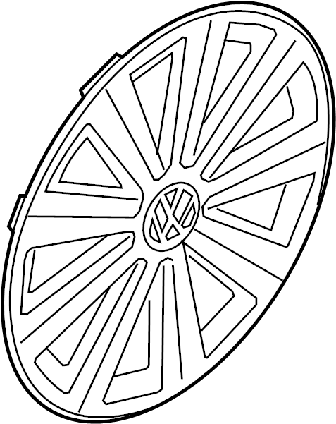 View 5G0601147YTI Wheel Cover Full-Sized Product Image