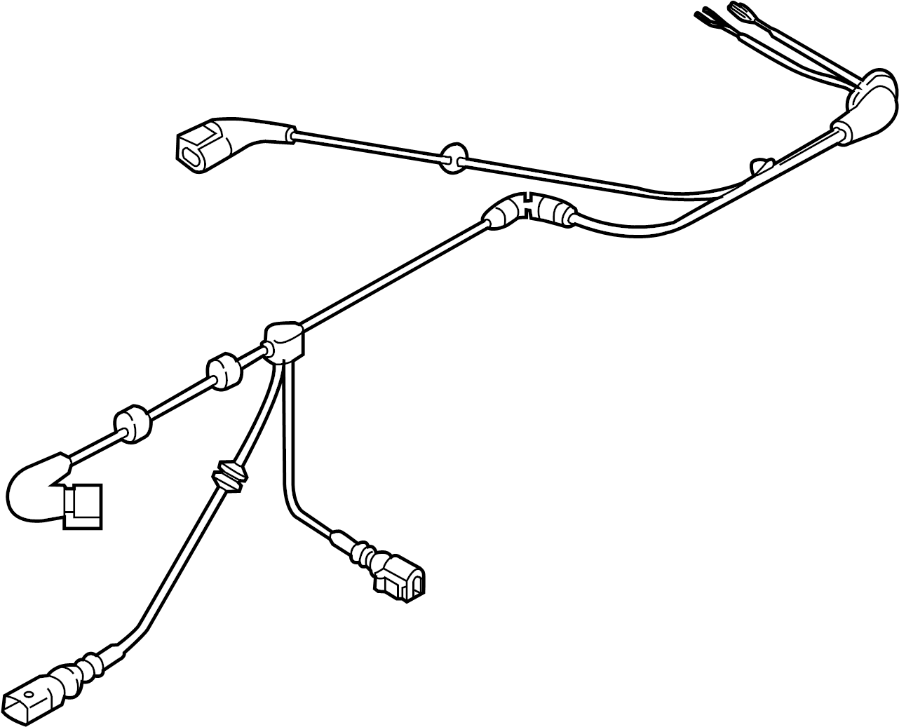 View 5G0927903AM ABS Wheel Speed Sensor Wiring Harness Full-Sized Product Image