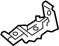 View 5G0863179 Console Trim Panel Bracket Full-Sized Product Image