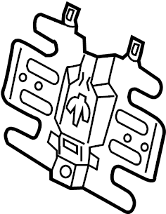 View 5N0881880E Seat Lumbar Support Cushion Full-Sized Product Image