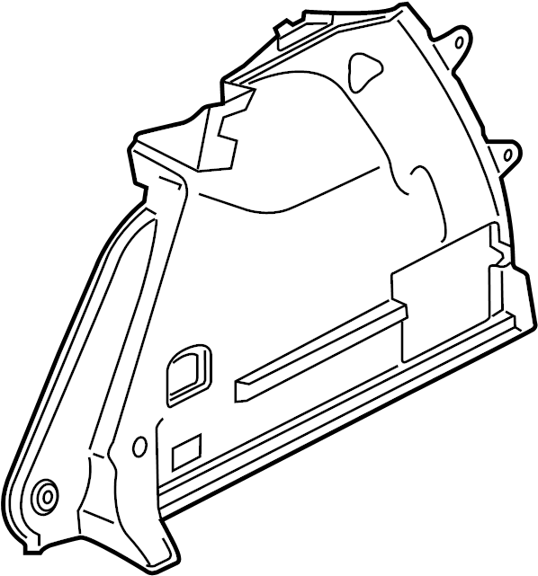 View 5G6867428DCA9 Lining. Wheelhouse trim.  Full-Sized Product Image