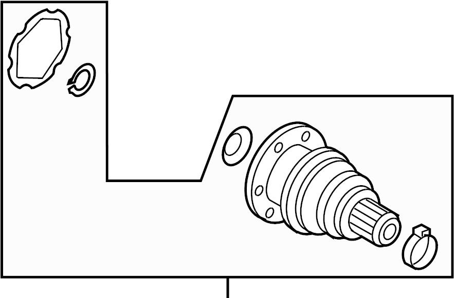 View 8X0598201 CV Joint Boot Kit Full-Sized Product Image