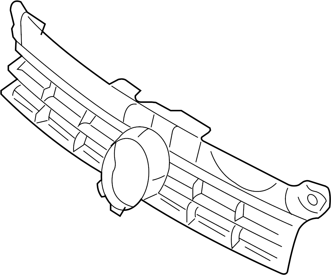 View 1J0853655G01C Grille (Upper) Full-Sized Product Image