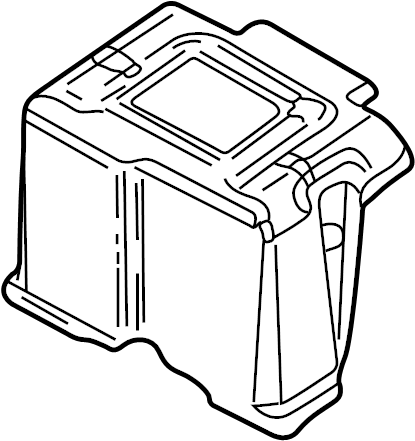 View 1J0915435B Battery Cover Full-Sized Product Image