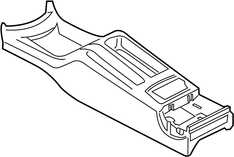 View 1J0863323N2QL Center Console (Rear) Full-Sized Product Image