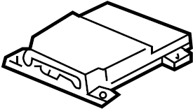 View 1C0909605T02B Air Bag Control Module Full-Sized Product Image