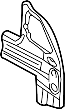 View 1J6809642C Quarter Panel Gutter (Rear, Upper) Full-Sized Product Image