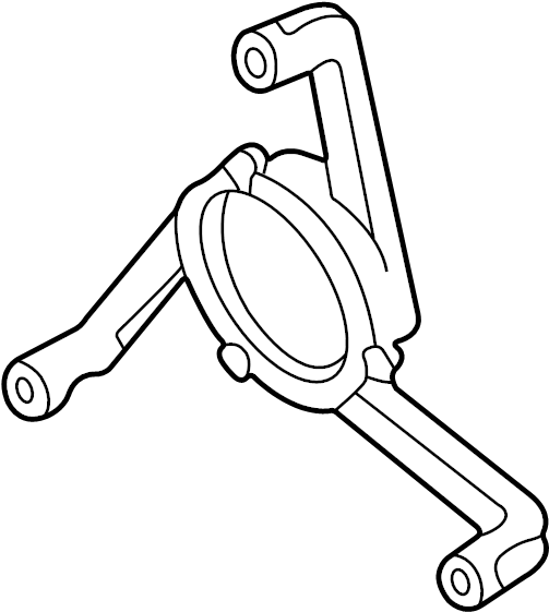 View 1J0121206F Engine Cooling Fan Motor Bracket Full-Sized Product Image