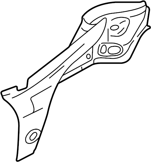 View 1J0809105 Fender Apron (Front) Full-Sized Product Image