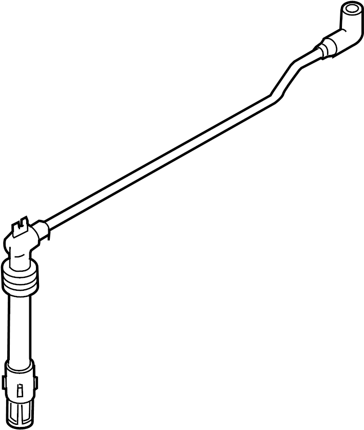 View 06A905430AL Spark Plug Wire Full-Sized Product Image