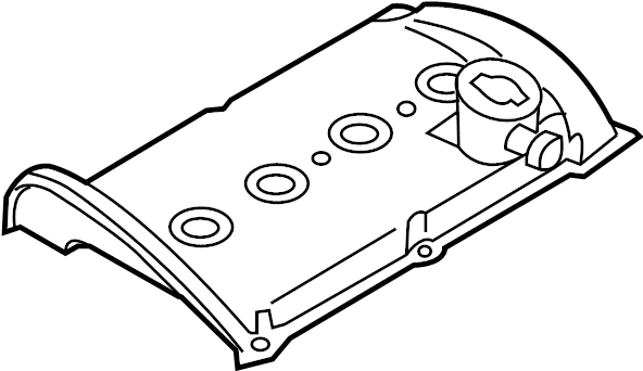 View 06A103469AS Engine Valve Cover Full-Sized Product Image