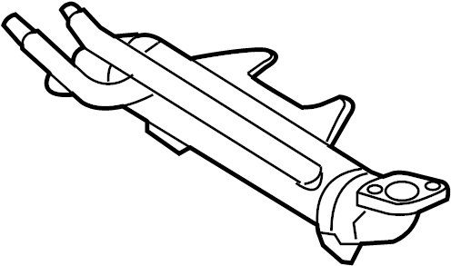 View 038131512J Exhaust Gas Recirculation (EGR) Cooler Full-Sized Product Image
