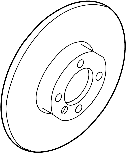 View 1J0615301P Disc Brake Rotor Full-Sized Product Image